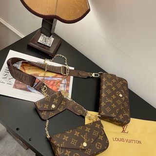 Bộ 3 túi LUI Vton nâu