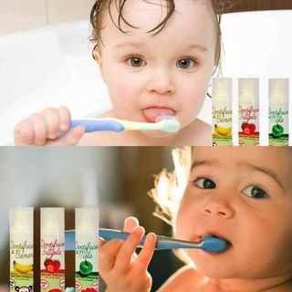 KEM ĐÁNH RĂNG HỮU CƠ DẠNG GEL HƯƠNG VỊ TRÁI CÂY CHO BÉ - AZETABIO