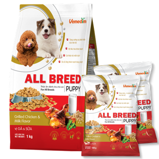 100g Vemedim All Breed Dog Puppy Thức ăn cho chó con từ 2 tháng tuổi giá sỉ