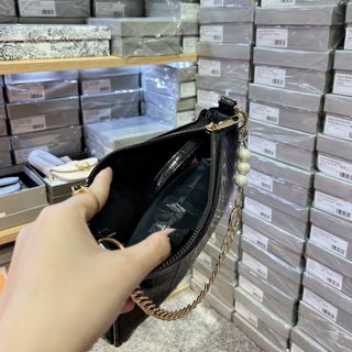 Túi cầm tay, đeo vai quai Ngọc trai size 20