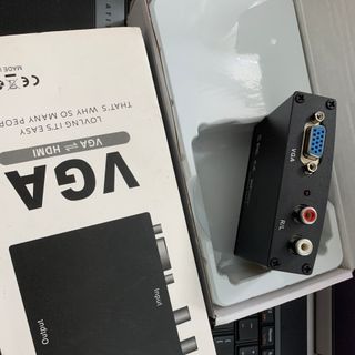 Box Chuyển Đổi Tín Hiệu Từ VGA +AV to HDMI