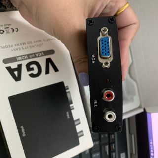 Box Chuyển Đổi Tín Hiệu Từ VGA +AV to HDMI