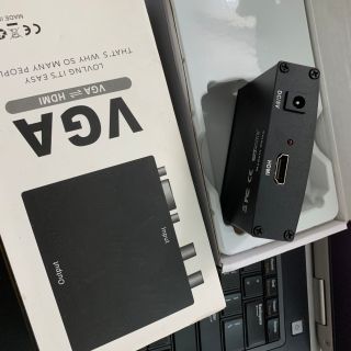 Box Chuyển Đổi Tín Hiệu Từ VGA +AV to HDMI