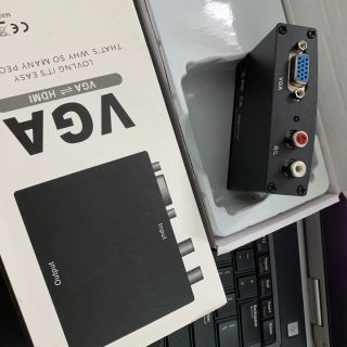 Box Chuyển Đổi Tín Hiệu Từ VGA +AV to HDMI