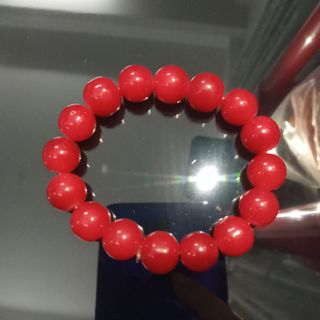 Chuỗi vòng tay chuỗi đeo tay 10ly mẫu mới màu đỏ
