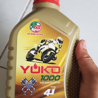 Nhớt xe máy số, Yoko 1000, 0.8L: Honda, Yamaha, Suzuki, Sym