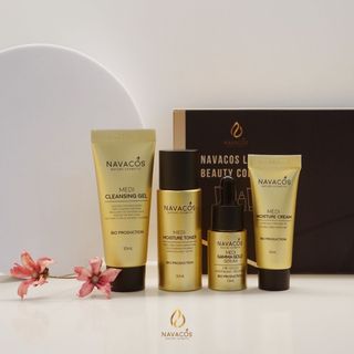 BỘ KIT 4 SẢN PHẨM CHĂM SÓC VÀ DƯỠNG DA GIÚP TRẺ HOÁ CĂNG BÓNG DA - NAVACOS