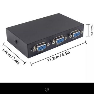 Bộ gộp VGA 2 vào 1 ra MK-VIKI (2 Port VGA Switch) SPTECH COMPUTER