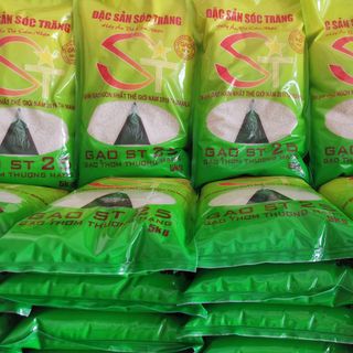 Gạo Đặc Sản ST25 hàng chuẩn túi 10KG - Hàng nhà máy chất lượng cao giá sỉ