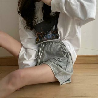Quần đùi lửng chất da cá 3 size m l xl