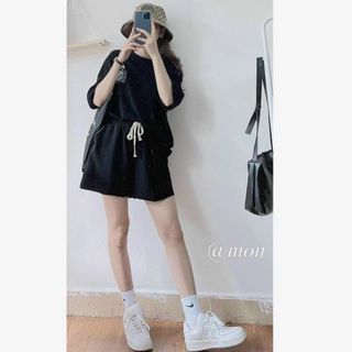 Quần đùi lửng chất da cá 3 size m l xl