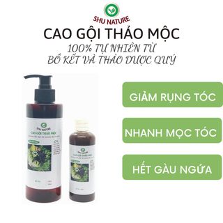 [Handmade ]Dầu gội thảo dược SHU NATURE giảm rụng tóc, mọc tóc nhanh, hết gàu ngứa sau 3-6 lần gội