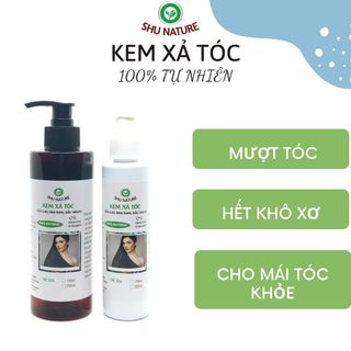 Dầu xả tóc SHU NATURE, 100% tự nhiên từ dầu argan, olive, sữa gạo , nha đam cho tóc hết khô xơ, bóng khỏe