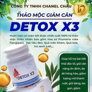 Viên uống detox X3