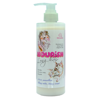 300ml Vemedim Nourish Long Hair Shampoo Dầu gội chuyên dụng cho chó mèo lông dài và dày, giúp thơm, mượt lông và dưỡng lông giá sỉ