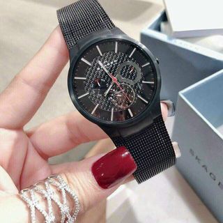 ĐỒNG HỒ SKAGEN LƯỚl NAM ĐEN CAO CẤP SALE