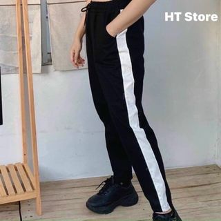 Quần kaki chạy 1 sọc form chuẩn vải không xù