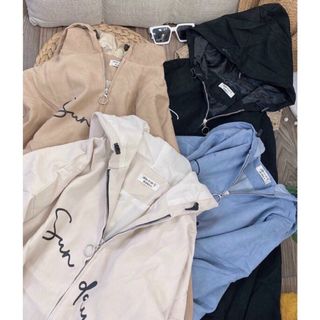 Áo khoác da lộn 2 lớp logo thêu sun day form 70kg