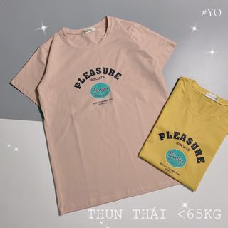 Chuyên sỉ Áo thun thái form dưới 65kg pleasure Xưởng may YoYo chuyên sỉ áo thun thái