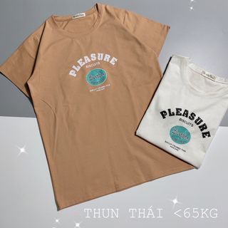 Chuyên sỉ Áo thun thái form dưới 65kg pleasure Xưởng may YoYo chuyên sỉ áo thun thái
