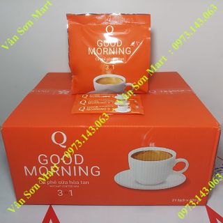 Cà phê sữa Good morning Trần Quang 21 bịch * 480g (24 gói dài * 20g)