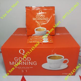Cà phê sữa Good morning Trần Quang 21 bịch * 480g (24 gói dài * 20g)