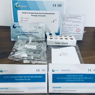 Test nhanh COVID 19 nước bọt Diagnosis (20 test/hộp)