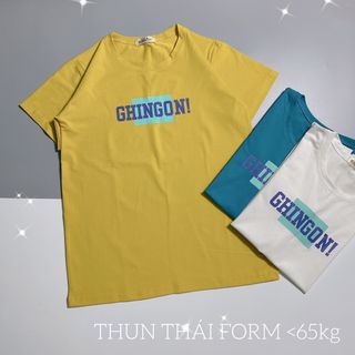Chuyên sỉ Áo thun thái form dưới 65kg ghingon Xưởng may YoYo chuyên sỉ áo thun thái