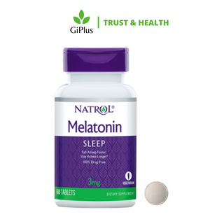 Viên Uống Hỗ Trợ Giấc Ngủ Natrol Melatonin Sleep Hàm Lượng Thấp 3mg (60 viên/Lọ)