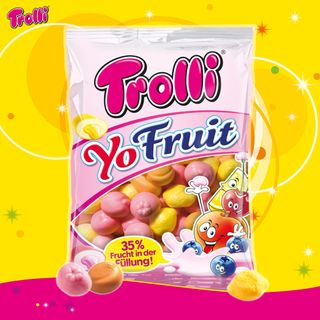 KẸO DẺO TRÁI CÂY TROLLI YOFRUIT 200G (18G/THÙNG) giá sỉ