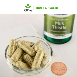 Viên Uống Hỗ Trợ Giải Độc Gan Swanson Milk Thistle 500mg (100 viên/lọ)