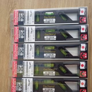 Thước thủy cao cấp EBISU Nhật Bản ED-22DLMB dài 220mm