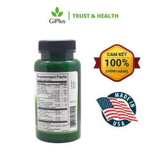 Viên Uống Bổ Thận, Hỗ Trợ Hệ Tiết Niệu Khỏe Mạnh Swanson Kidney Essentials (60 Viên/Lọ)