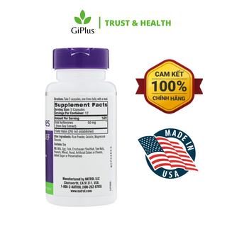 Viên Uống Mầm Đậu Nành Natrol Soy Isoflavones 50mg (120 Viên/Lọ)