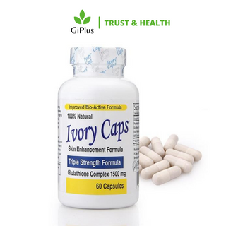 Viên Uống Trắng Da Giảm Thâm Ivory Caps Glutathione Complex 1500mg (60 Viên/Lọ)