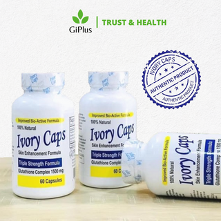 Viên Uống Trắng Da Giảm Thâm Ivory Caps Glutathione Complex 1500mg (60 Viên/Lọ)