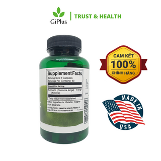 Viên Uống Tinh Chất Nghệ Swanson Turmeric 720mg (100 viên/lọ)