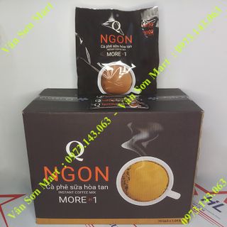 01 thùng cà phê sữa Ngon Trần Quang 10 bịch lớn 1.04Kg (52 gói dài * 20g)