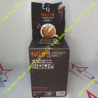 01 thùng cà phê sữa Ngon Trần Quang 10 bịch lớn 1.04Kg (52 gói dài * 20g)
