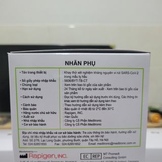 Kit test Covid BioCredit giá sỉ 54.000/que