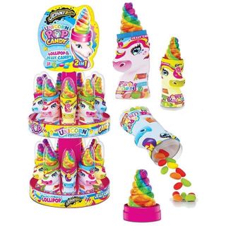 KẸO MÚT JELLY NGỰA - JOHNY BEE UNICORN POP & CANDY (18 chiếc x 50gr/HỘP, 4 HỘP/thùng)(72 chiếc/thùng)