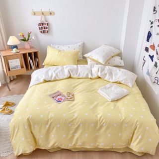 Bộ Chăn Ga Gối Cotton Poly Mới Nhất Cao Cấp Mềm Mịn CÓ VỎ CHĂN PV10 - KiMi Decor