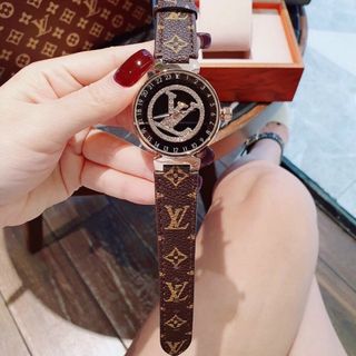 ĐỒNG HỒ L V CAO CẤP DA NỮ MẶT XOAY