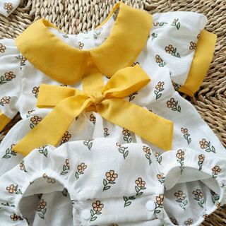 Body hoa baby với hoạ tiết cực sắc set