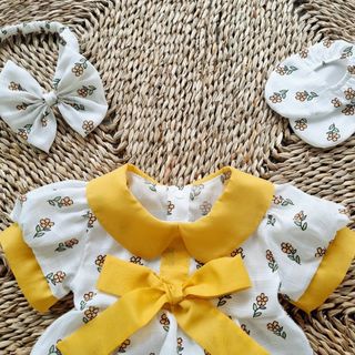 Body hoa baby với hoạ tiết cực sắc set