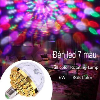 Đèn Led Xoay 7 màu trang trí phòng ngủ