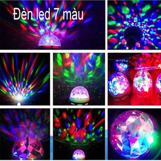 Đèn Led Xoay 7 màu trang trí phòng ngủ