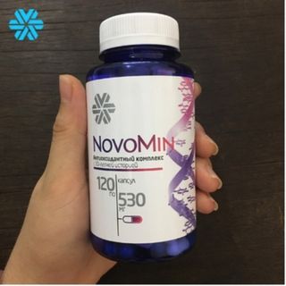 Viên uống chống oxy hóa, tăng cường sức khỏe Novomin của Siberian Wellness (Nga) - Hộp 120 viên