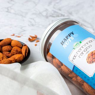 HẠNH NHÂN RANG BƠ 450G – HAPPY NUTS