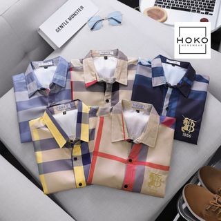 ÁO SƠ MI NAM THÊU CHỮ CÓ TÚI VẢI LỤA ÉP 3D NGẮN TAY giá sỉ